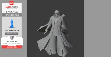 Mori Motonari Samurai - Historical Warrior STL