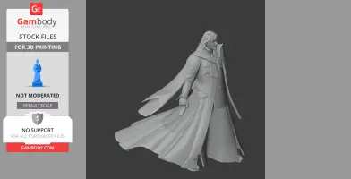 Mori Motonari Samurai - Historical Warrior STL