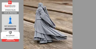 Mori Motonari Samurai - Historical Warrior STL