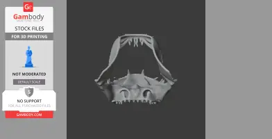 Great White Shark Skull - Skull Replica STL
