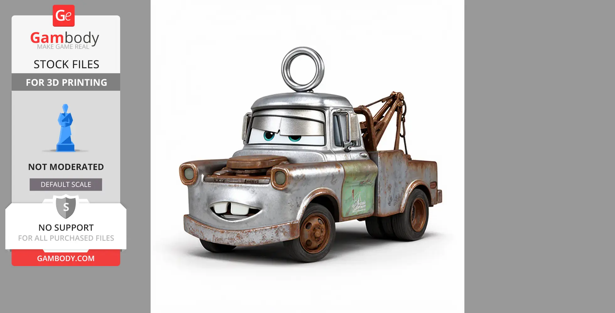 Mater Mandalorian Ring Figure - Mashup Figure STL