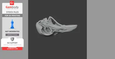 Greater Bird-of-paradise Skull - Skull Replica STL