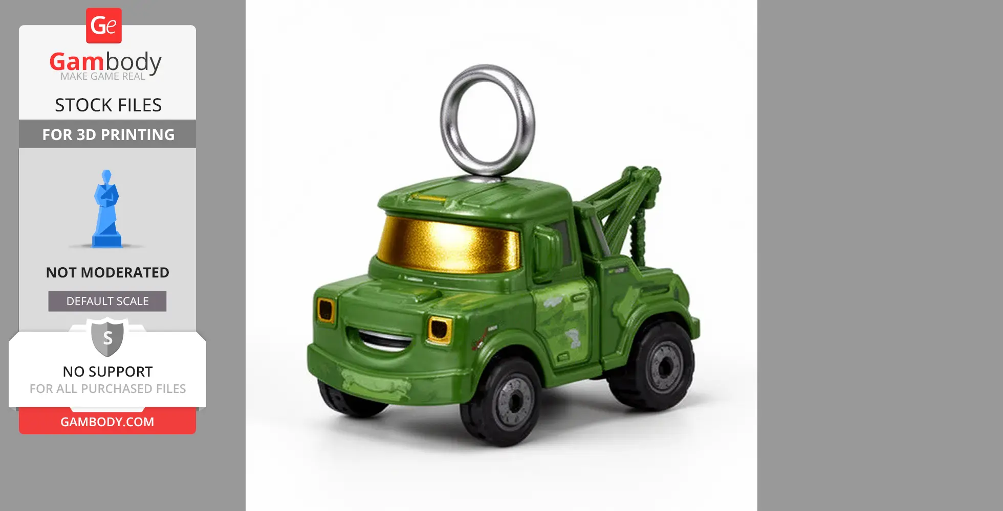 Mater Master Chief Ring Figure - Mashup Figure STL