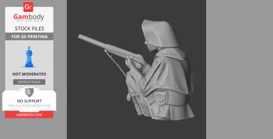 Nancy Wake WWII Soldier - Historical Warrior STL