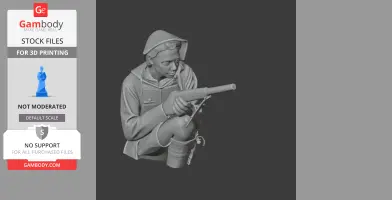Nancy Wake WWII Soldier - Historical Warrior STL