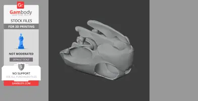 Green Sea Turtle Skull - Skull Replica STL