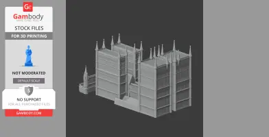 Lincoln Cathedral - Architecture STL