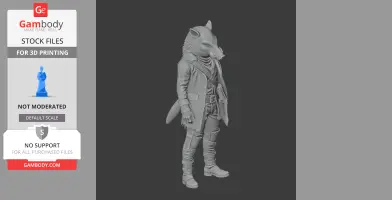 Boar - Rust Figurine - Character Figure STL