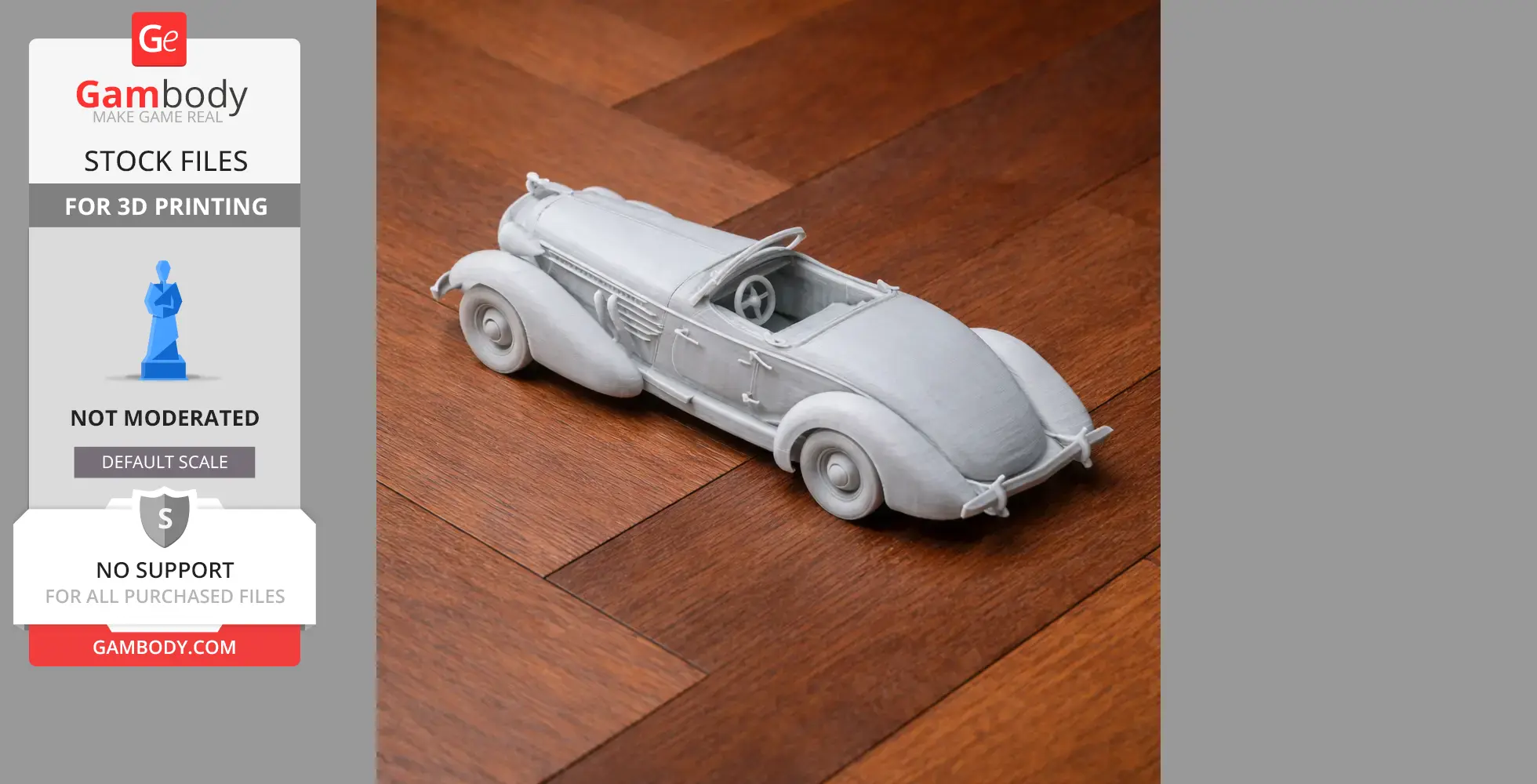 Auburn Speedster - Scale Vehicle STL