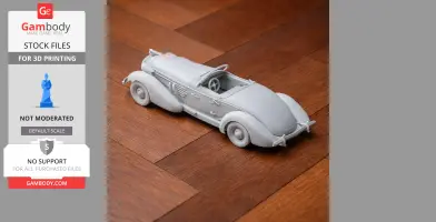 Auburn Speedster - Scale Vehicle STL