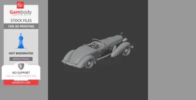 Auburn Speedster - Scale Vehicle STL