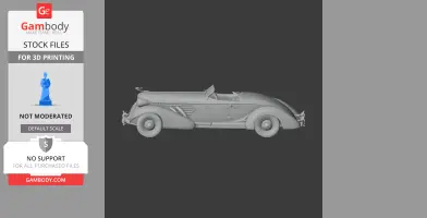 Auburn Speedster - Scale Vehicle STL
