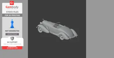 Auburn Speedster - Scale Vehicle STL