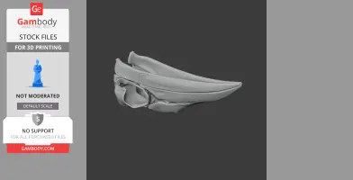 Ground Hornbill Skull - Skull Replica STL