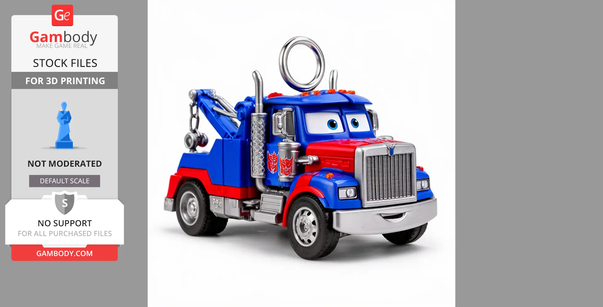 Mater Optimus Prime Ring Figure - Mashup Figure STL