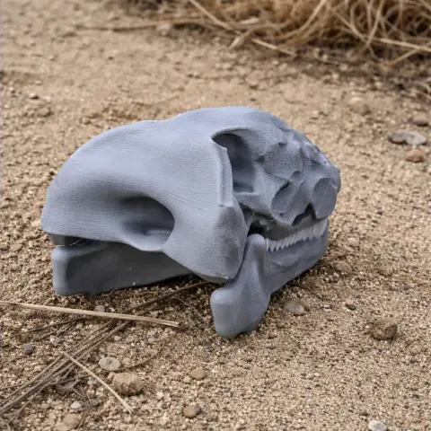 Dimetrodon Skull - Skull Replica STL