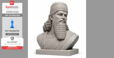 Nebuchadnezzar II Bust - Historical Warrior STL