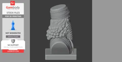 Nebuchadnezzar II Bust - Historical Warrior STL