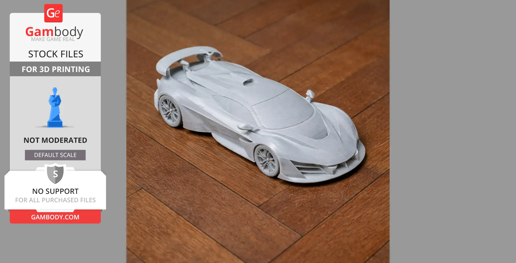 Aston Martin Valhalla - Scale Vehicle STL