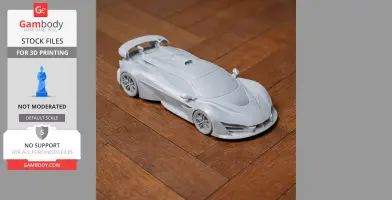 Aston Martin Valhalla - Scale Vehicle STL