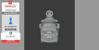 Mater Pirate Ring Figure - Mashup Figure STL