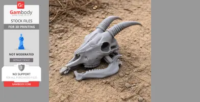 Goral Skull - Skull Replica STL