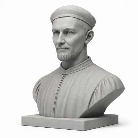 Niccolo Machiavelli Bust - Historical Warrior STL