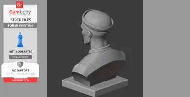 Niccolo Machiavelli Bust - Historical Warrior STL