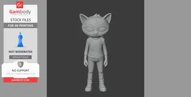 Bombshell - Night in the Woods - Character Figure STL