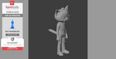 Bombshell - Night in the Woods - Character Figure STL