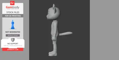 Bombshell - Night in the Woods - Character Figure STL