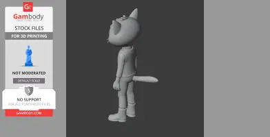 Bombshell - Night in the Woods - Character Figure STL