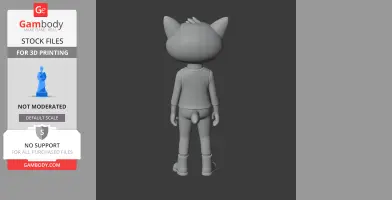Bombshell - Night in the Woods - Character Figure STL