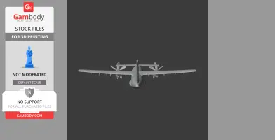 ATR 42 - Scale Vehicle STL
