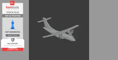 ATR 42 - Scale Vehicle STL