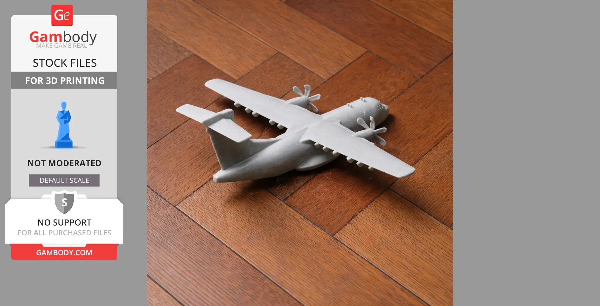 ATR 42 - Scale Vehicle STL