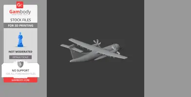 ATR 42 - Scale Vehicle STL