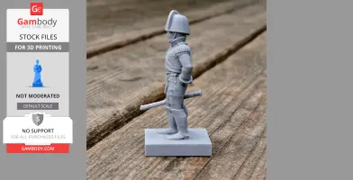 Nicolas Oudinot Napoleonic Soldier - Historical Warrior STL