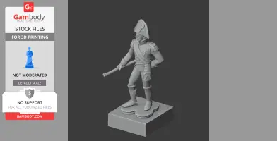 Nicolas Oudinot Napoleonic Soldier - Historical Warrior STL