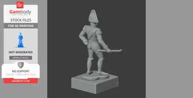 Nicolas Oudinot Napoleonic Soldier - Historical Warrior STL