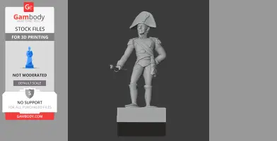 Nicolas Oudinot Napoleonic Soldier - Historical Warrior STL