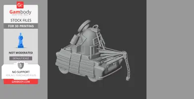 Mater Samurai Ring Figure - Mashup Figure STL