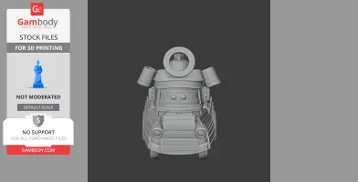 Mater Samurai Ring Figure - Mashup Figure STL