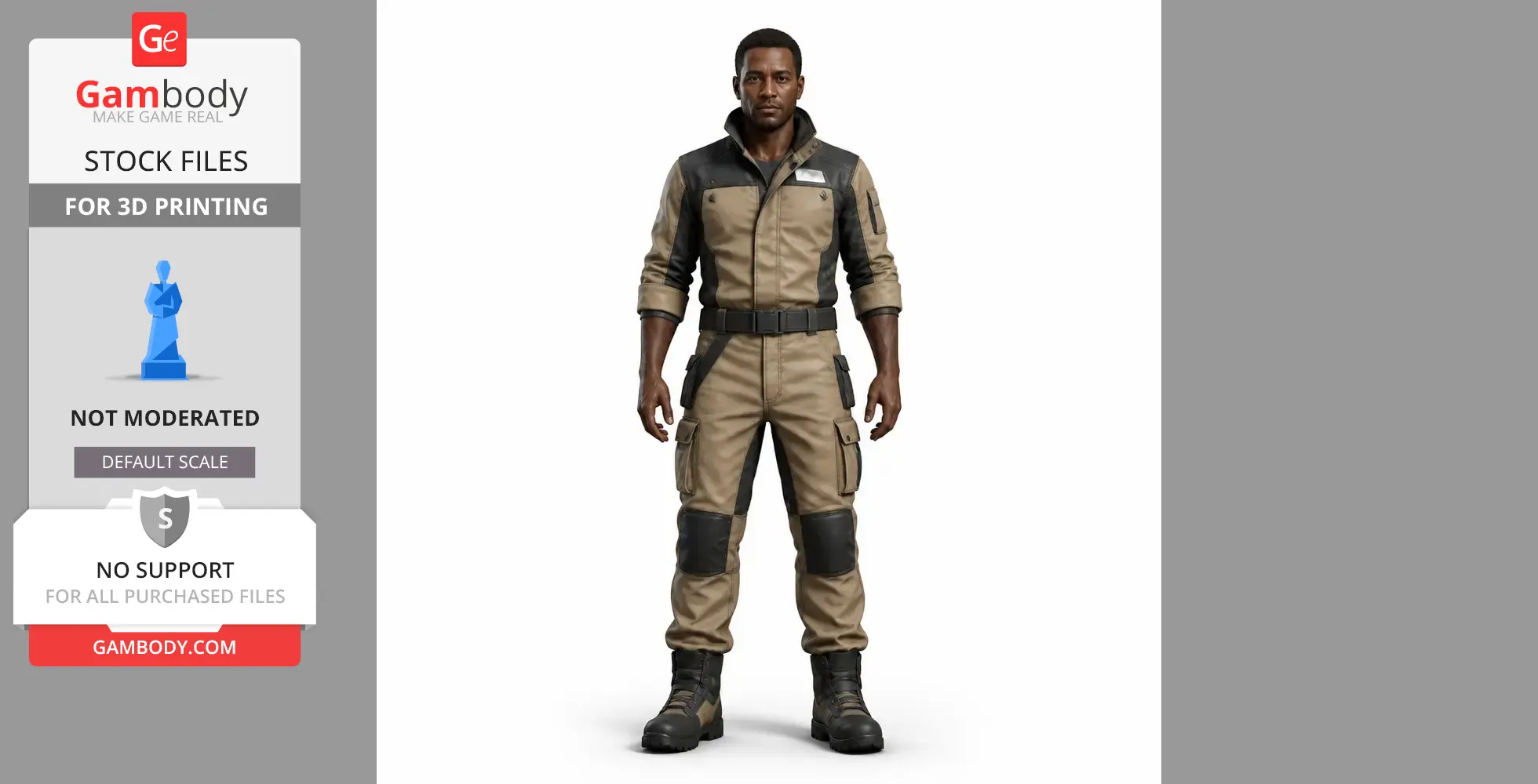 Boots - Satisfactory Figurine - Character Figure STL
