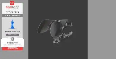 3D model of a Greater White-toothed Shrew skull, suitable for 3D printing.