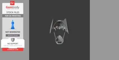 3D model of a Greater White-toothed Shrew skull, displayed vertically with open jaw.