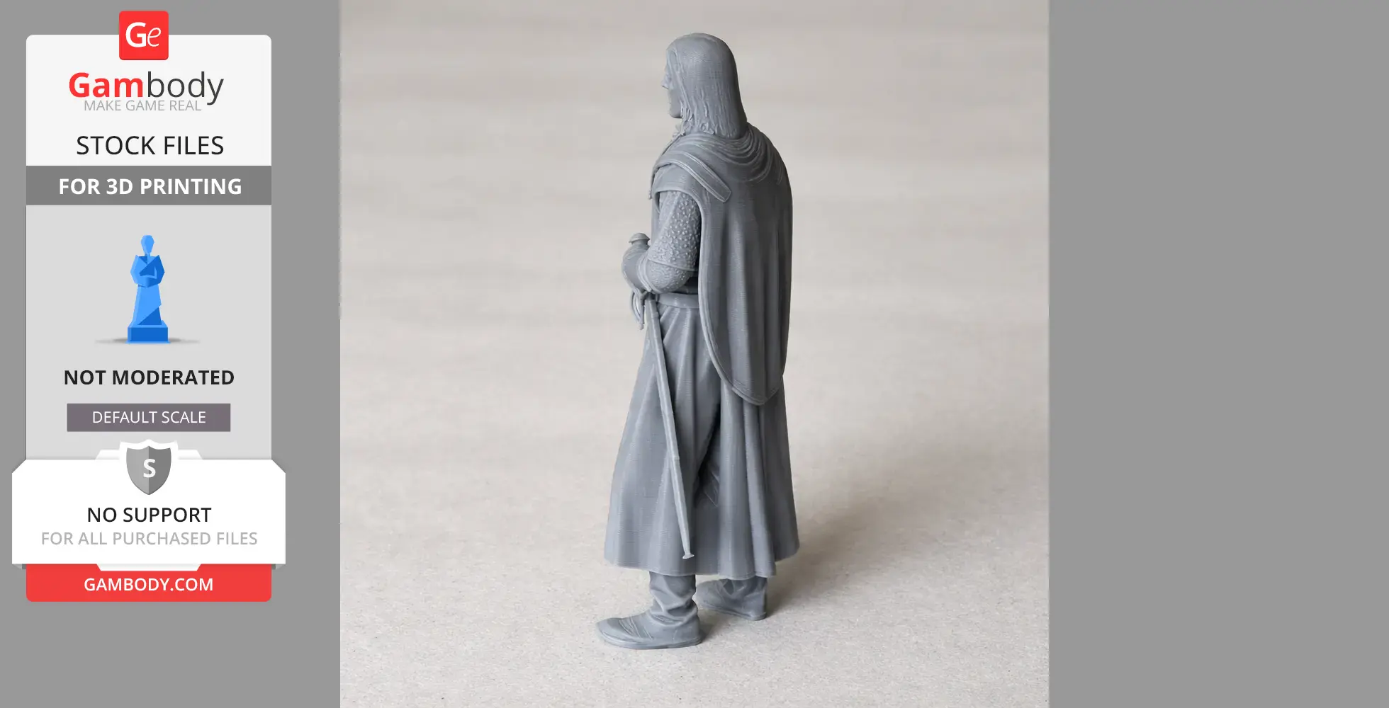 Boromir Lord of the Rings Figurine - Character Figure STL