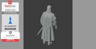 Boromir Lord of the Rings Figurine - Character Figure STL