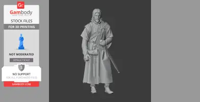Boromir Lord of the Rings Figurine - Character Figure STL