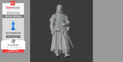 Boromir Lord of the Rings Figurine - Character Figure STL